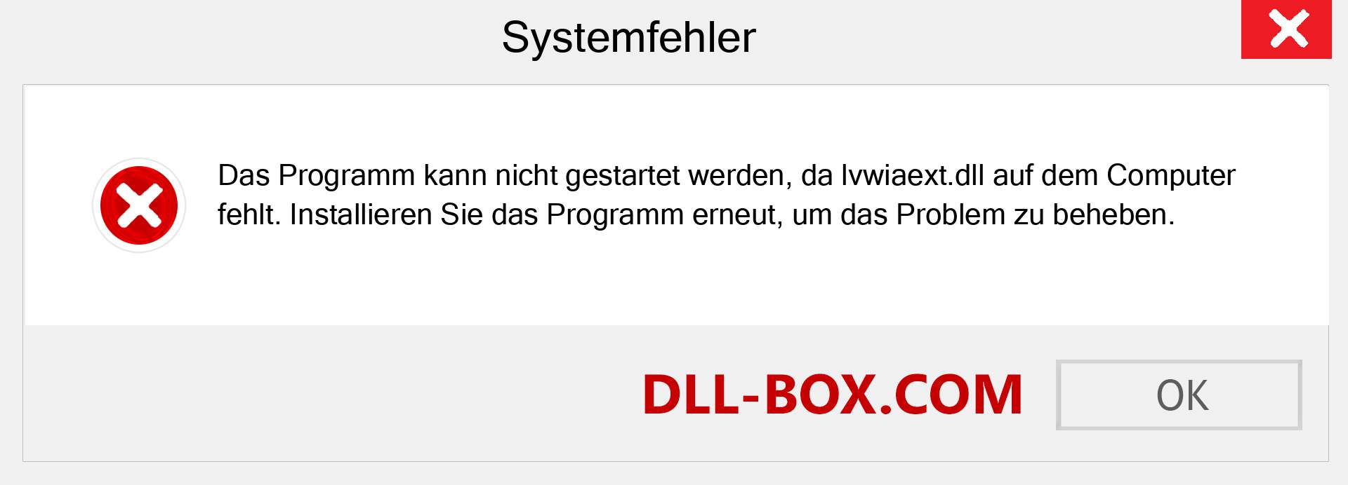 lvwiaext.dll-Datei fehlt?. Download für Windows 7, 8, 10 - Fix lvwiaext dll Missing Error unter Windows, Fotos, Bildern