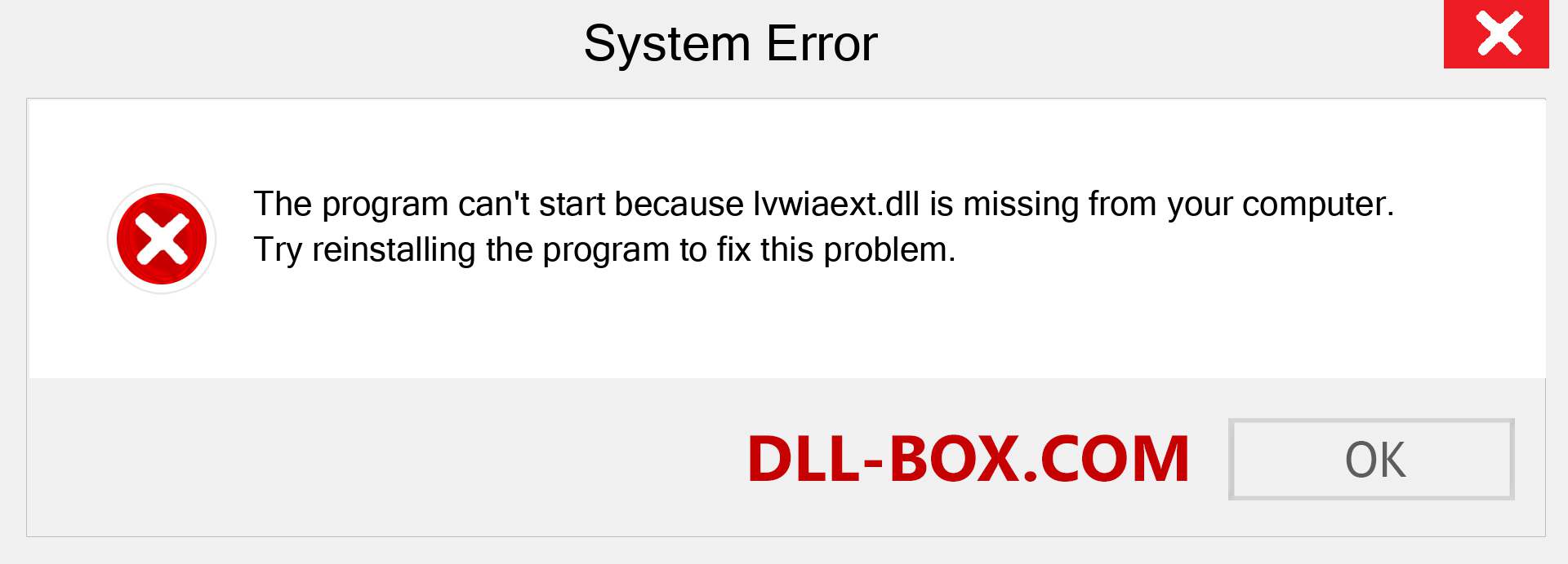  lvwiaext.dll file is missing?. Download for Windows 7, 8, 10 - Fix  lvwiaext dll Missing Error on Windows, photos, images