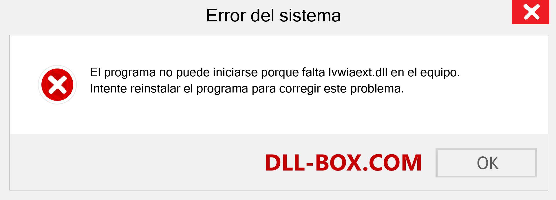 ¿Falta el archivo lvwiaext.dll ?. Descargar para Windows 7, 8, 10 - Corregir lvwiaext dll Missing Error en Windows, fotos, imágenes